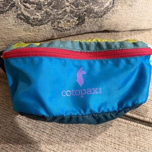 Cotopaxi Fanny Pack Del Dia Colorblock Hip Pack Festival Travel Bag EUC